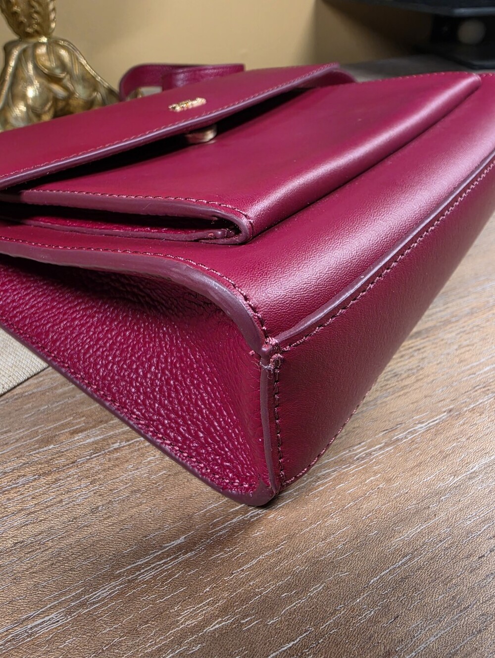 Furla Lady M Red Leather Crossbody Bag (Retail $350) NWT! - Picture 9 of 15